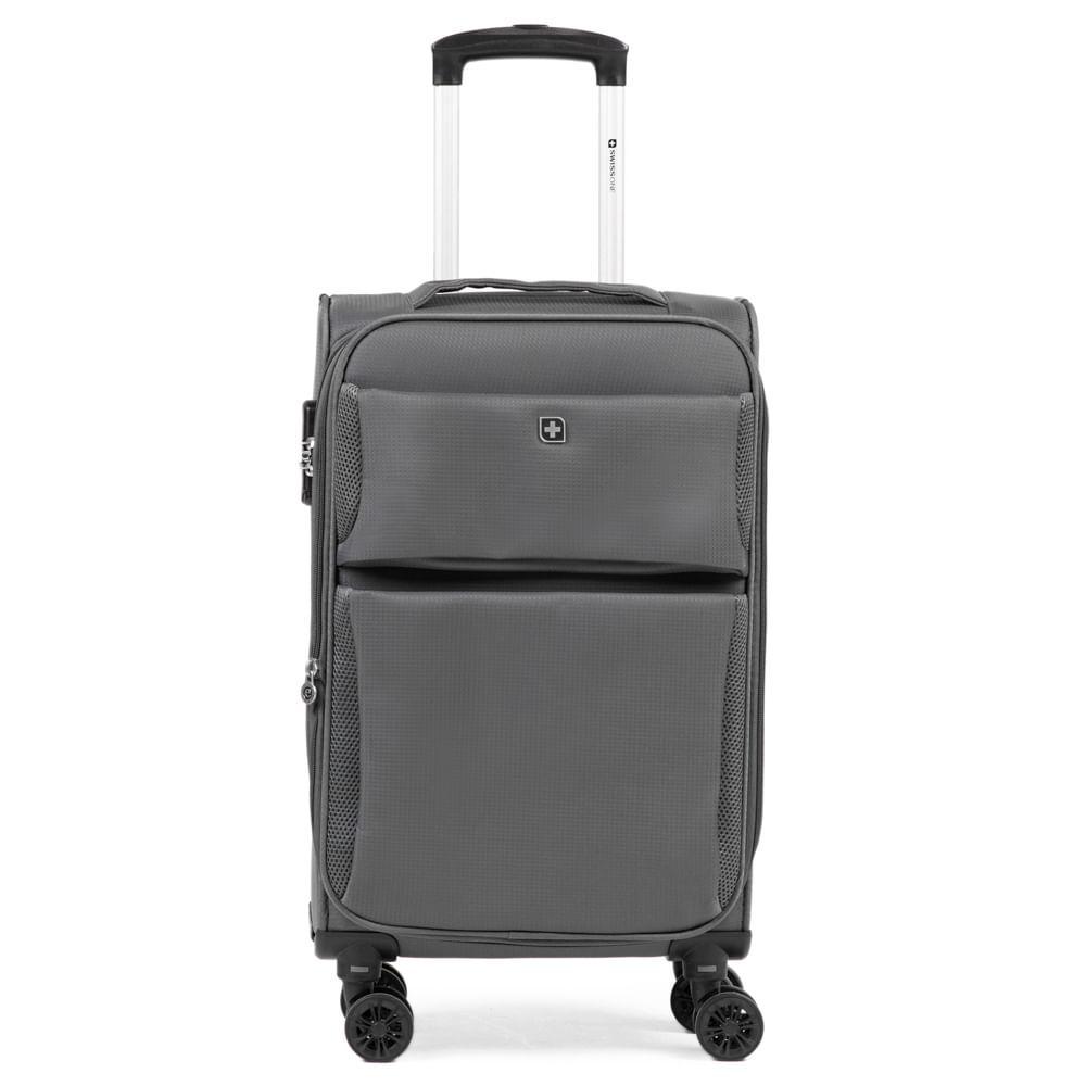 Mala Pequena Poliester 4 Rodas Verbier Swiss One 20.5 Cinza P - 1