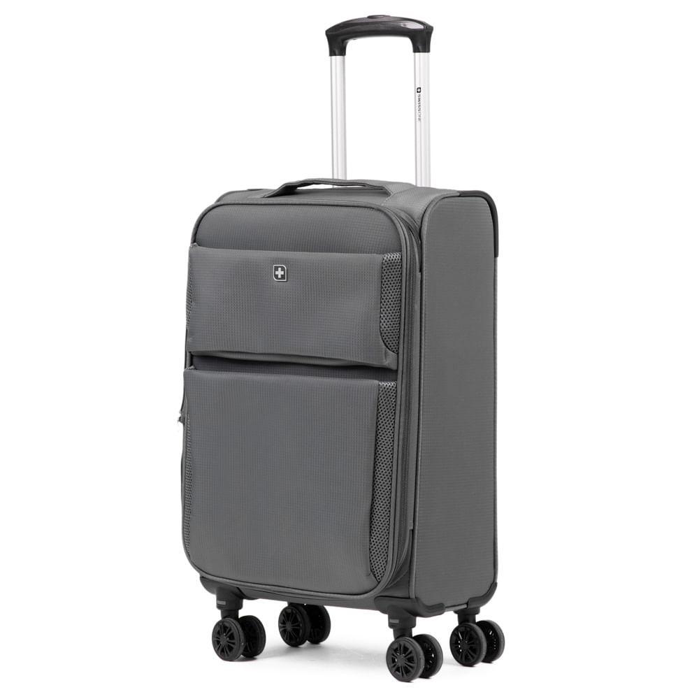 Mala Pequena Poliester 4 Rodas Verbier Swiss One 20.5 Cinza P - 2