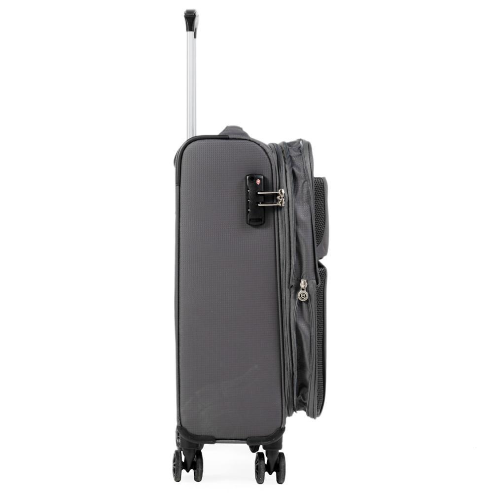 Mala Pequena Poliester 4 Rodas Verbier Swiss One 20.5 Cinza P - 5