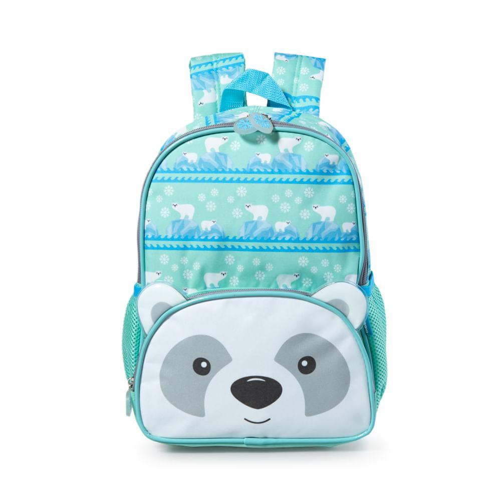 Mochila Infantil Pets Urso Polar  Azul - 1