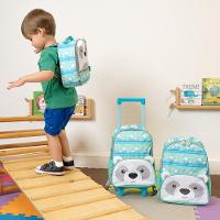 Mochila Infantil Pets Urso Polar  Azul - 5