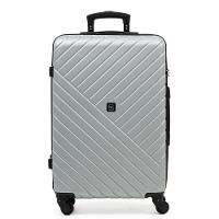 Mala Média ABS 4 Rodas Detroit Prata - 1