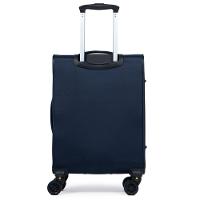 Mala Pequena Poliéster 4 Rodas Lyon Azul Escuro - 2