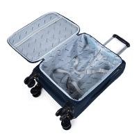 Mala Pequena Poliéster 4 Rodas Lyon Azul Escuro - 5