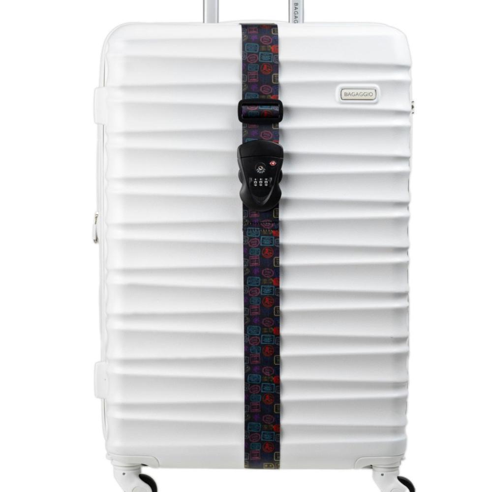 Cinta para Mala com Buckle de Cadeado Estampado - 2