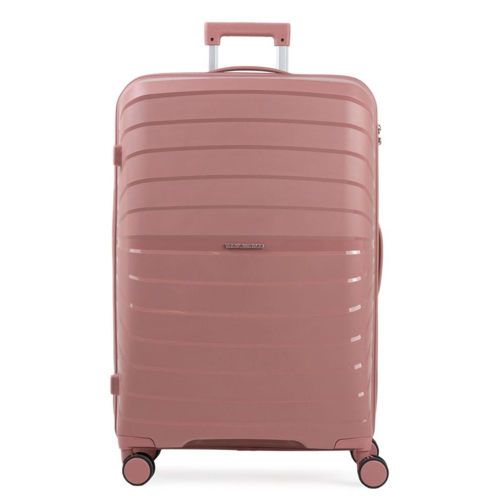 Mala de Viagem Grande 32 Kg Polipropileno 4 Rodas Rover Rose - 1