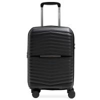 Mala de Bordo 10 Kg Polipropileno 4 Rodas Hong Kong Preta - 1