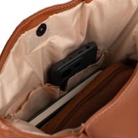 Bolsa de Ombro Feminina Grande de Couro Shopping Bag BG Caramelo - 5