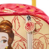 Mochila Escolar Feminina de Rodinhas Bela  Rosa - 5