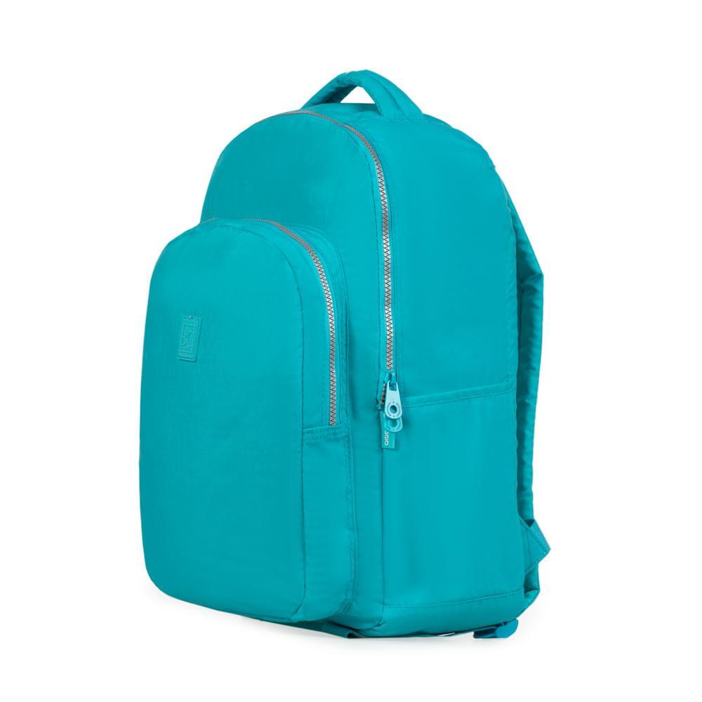 Mochila Escolar Feminina Pop Fun Azul Claro - 2