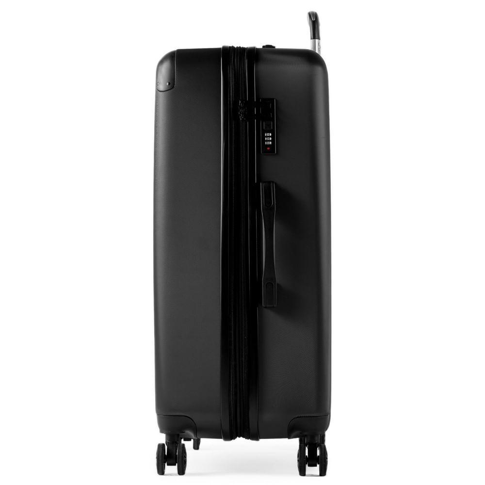 Mala de Viagem Grande 23 Kg ABS 4 Rodas Turquia II Preta - 3
