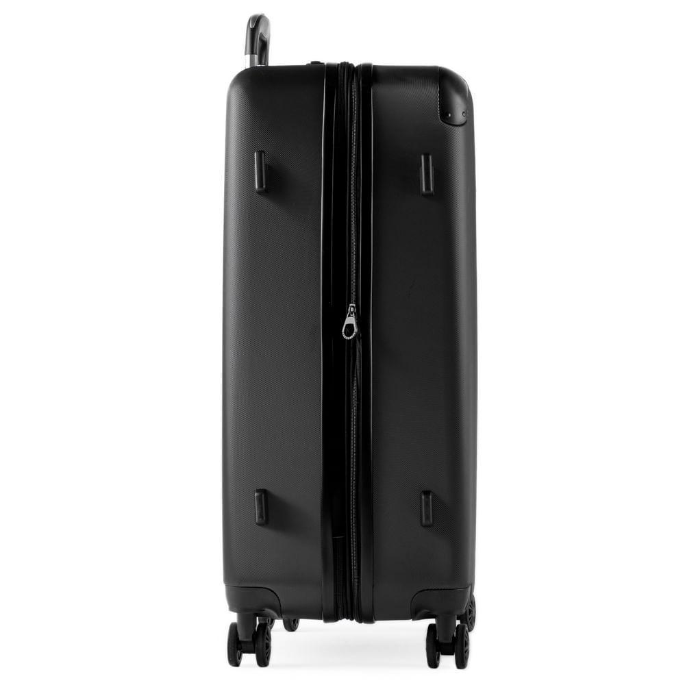 Mala de Viagem Grande 23 Kg ABS 4 Rodas Turquia II Preta - 5