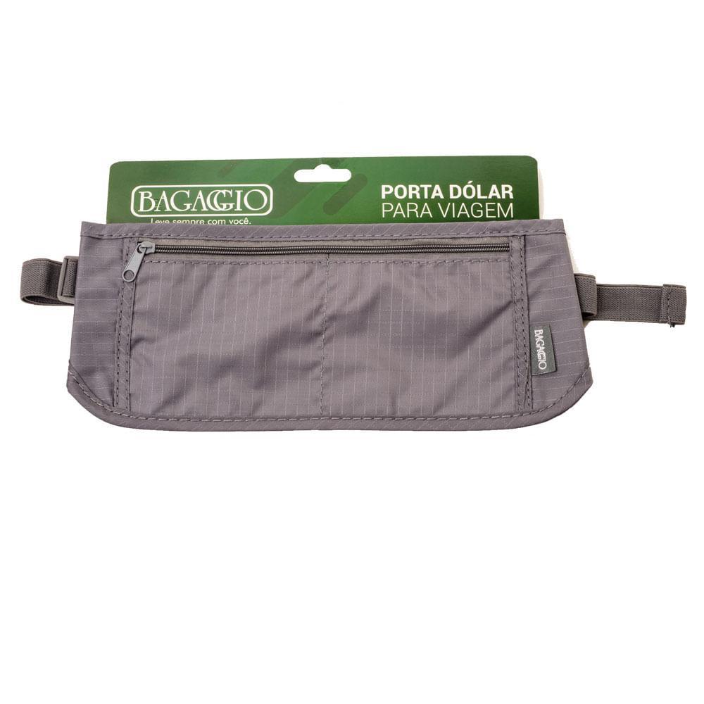 Porta Dólar Simples Cinza - 1