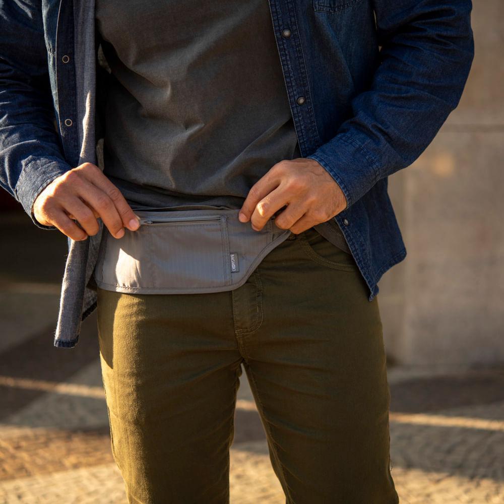 Porta Dólar Simples Cinza - 4