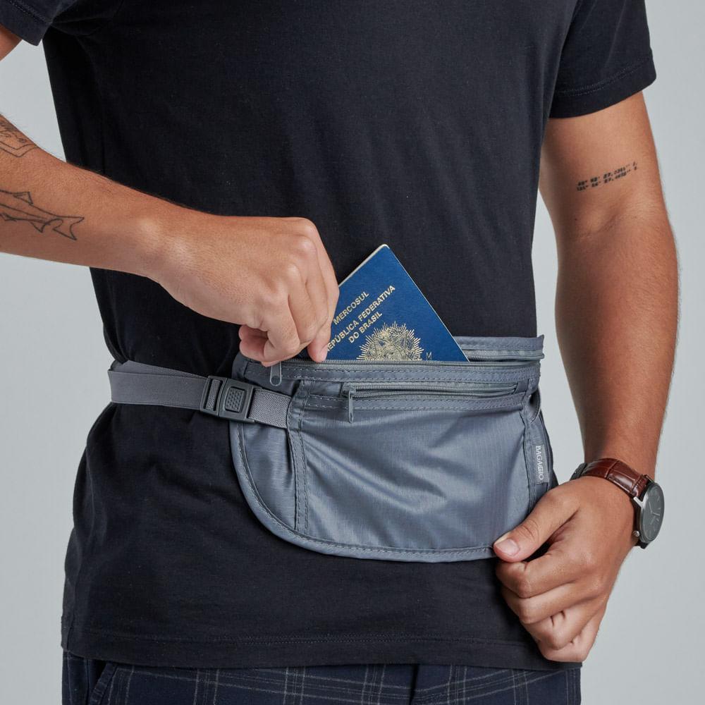 Porta Dólar Simples Cinza - 5