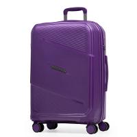 Mala Média de Polipropileno 4 Rodas Seul Roxa - 2