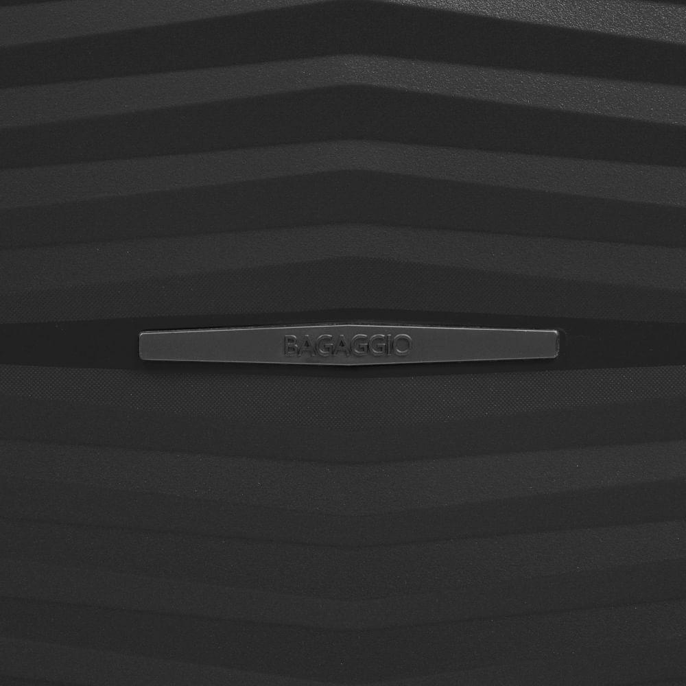 Mala Média 23 Kg Polipropileno 4 Rodas Hong Kong Preta - 7