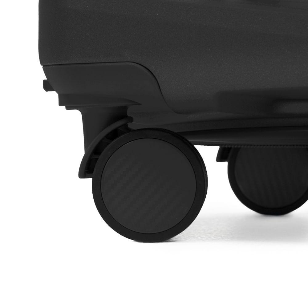 Mala Média 23 Kg Polipropileno 4 Rodas Hong Kong Preta - 8