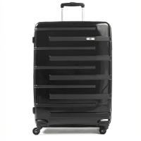 Mala Média Polipropileno 4 Rodas Suissewin Montreux Preto - 1