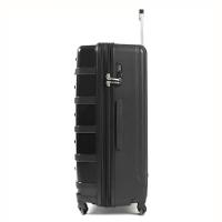 Mala Média Polipropileno 4 Rodas Suissewin Montreux Preto - 2