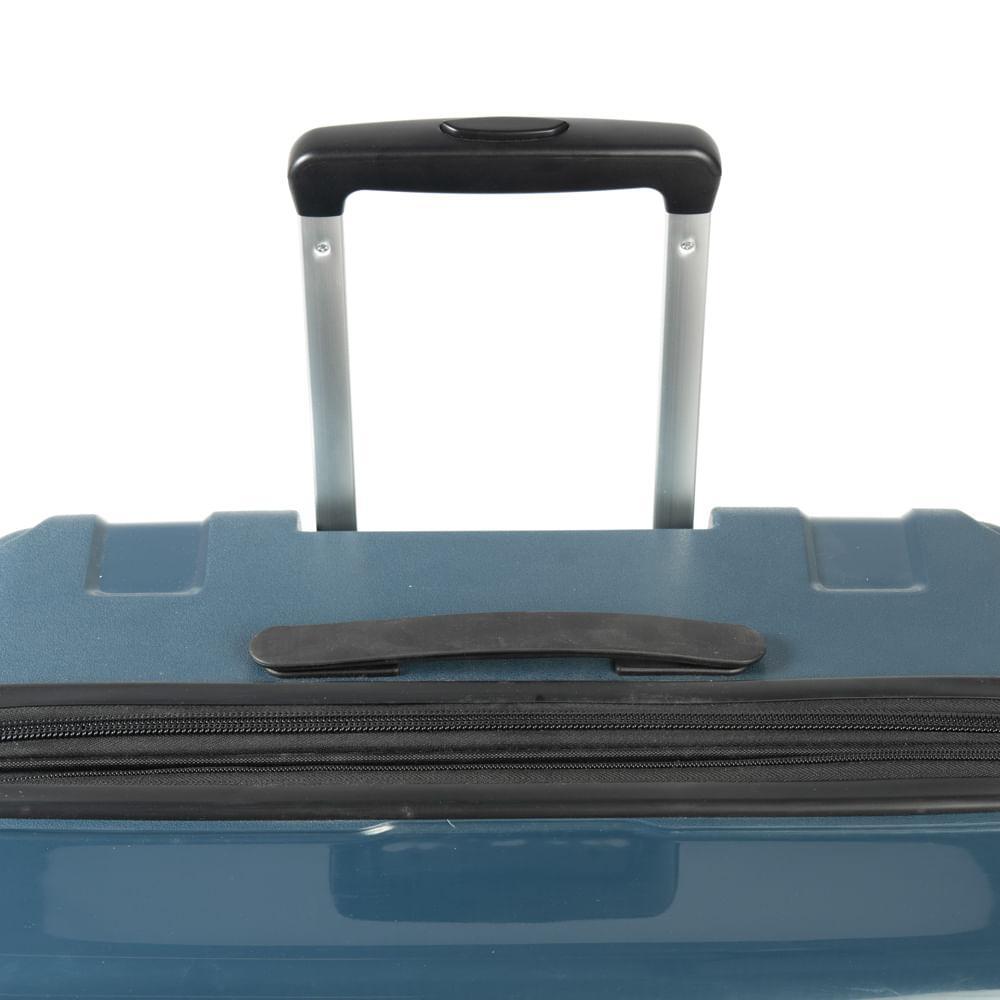 Mala Média Polipropileno 4 Rodas Suissewin Montreux Azul - 7