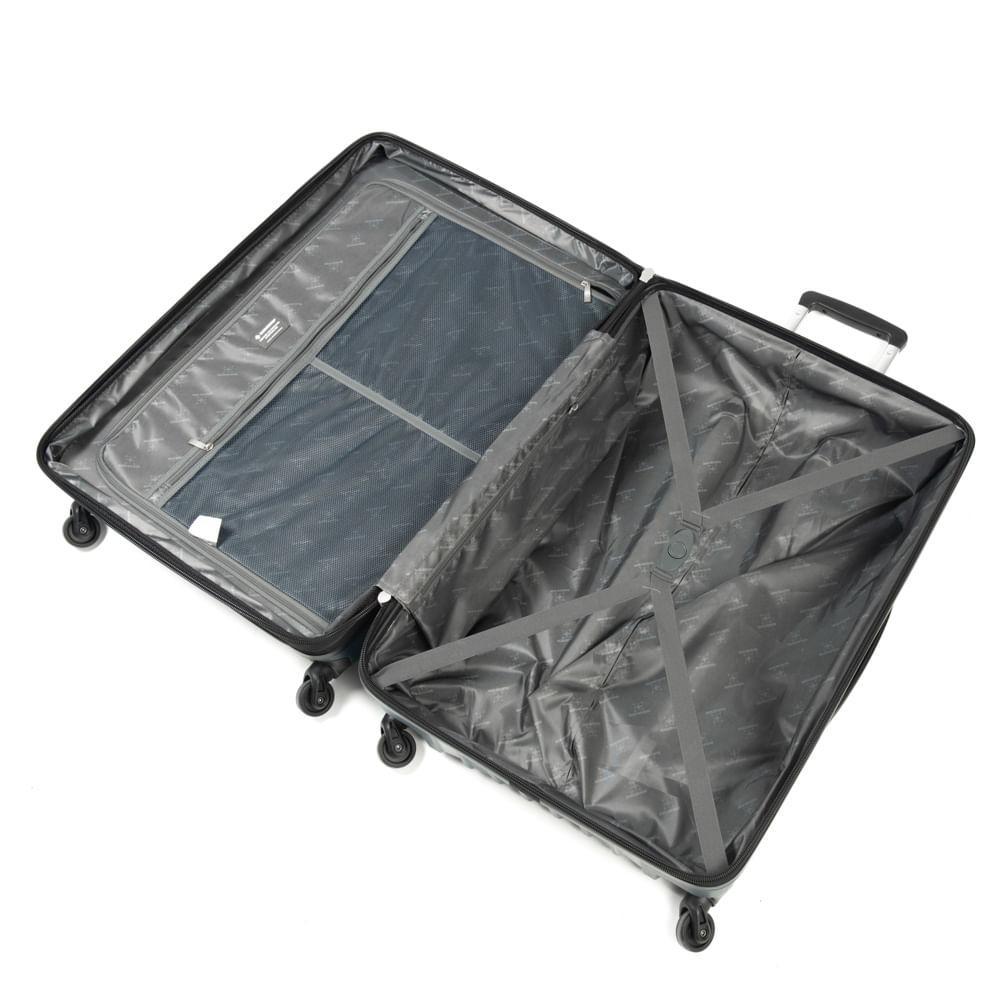 Mala Média Polipropileno 4 Rodas Suissewin Montreux Azul - 9