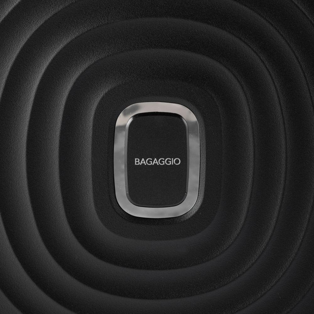 Mala Média Polipropileno 4 Rodas New York Preta - 8