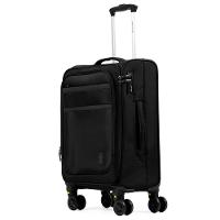 Mala Pequena Poliéster 4 Rodas Lyon Preta - 2