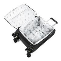 Mala Pequena Poliéster 4 Rodas Lyon Preta - 8