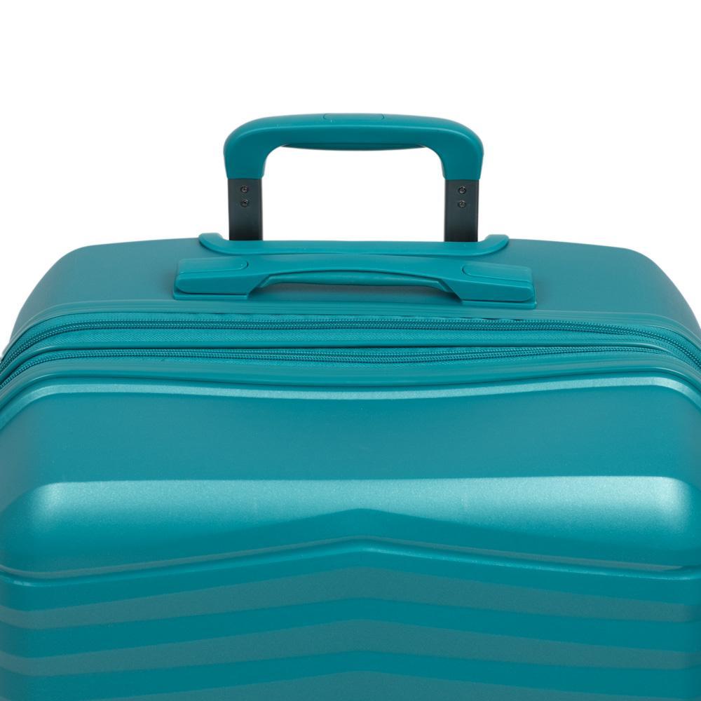 Mala Grande de Polipropileno 4 Rodas Hong Kong Verde - 6