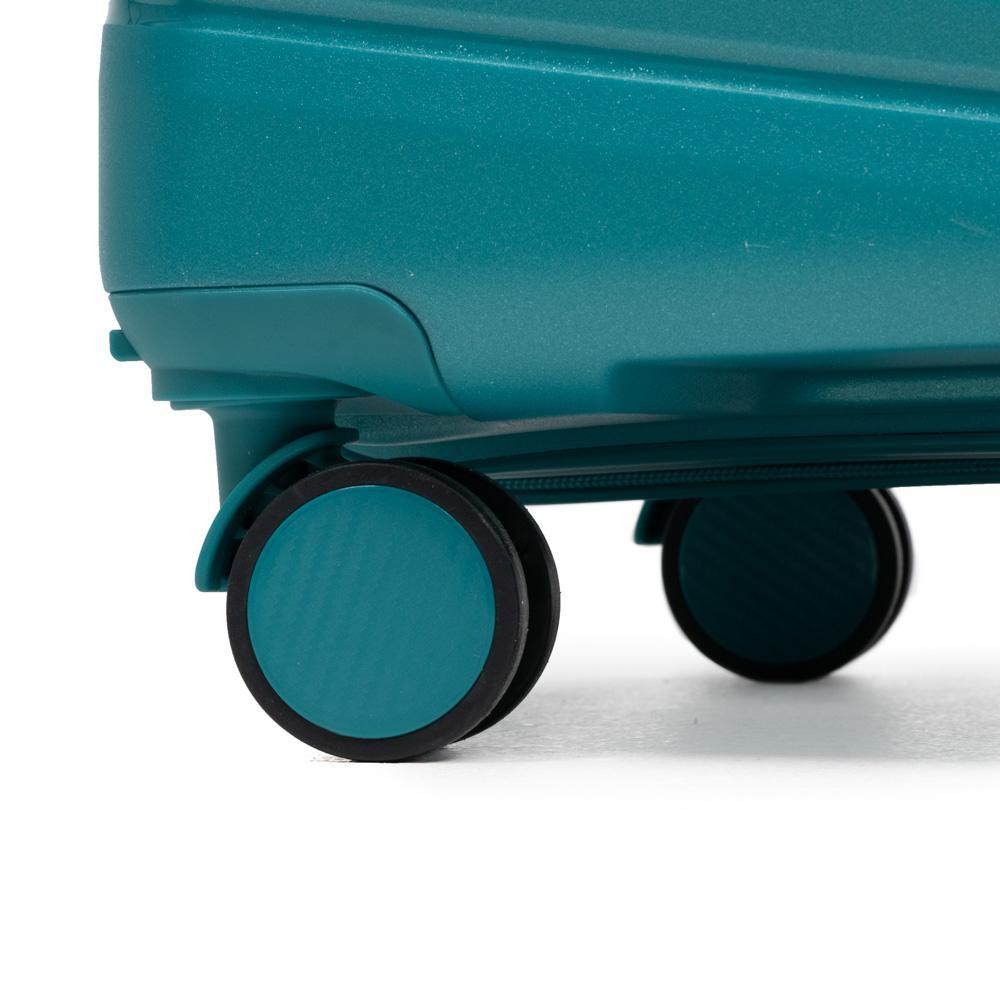 Mala Grande de Polipropileno 4 Rodas Hong Kong Verde - 8