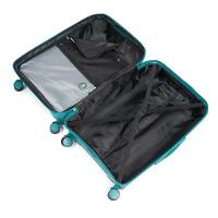 Mala Grande de Polipropileno 4 Rodas Hong Kong Verde - 9