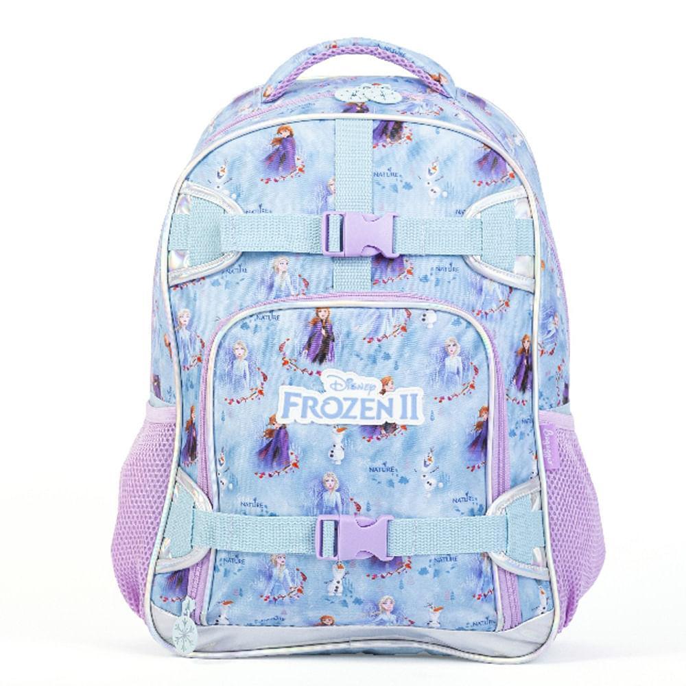 Mochila Escolar Feminina Disney Frozen II Azul - 1