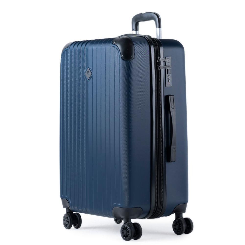 Mala Média 23 Kg ABS 4 Rodas Turquia II Azul Marinho - 2