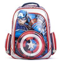 Mochila Infantil Masculina Marvel Capitao America Azul - 1