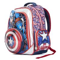 Mochila Infantil Masculina Marvel Capitao America Azul - 2
