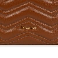 Bolsa Feminina Transversal Couro Média Zig Zag Matelasse Caramelo - 6