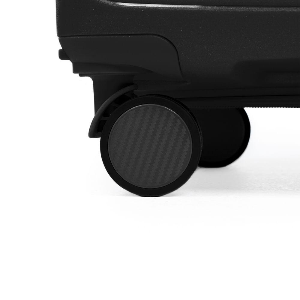 Mala Média 23 Kg Polipropileno 4 Rodas Seul Preta - 6