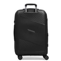 Mala Média 23 Kg Polipropileno 4 Rodas Seul Preta - 3