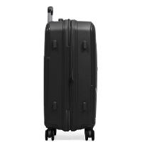 Mala Média 23 Kg Polipropileno 4 Rodas Seul Preta