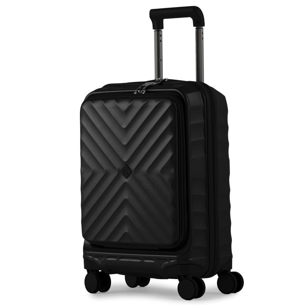 Mala de Viagem Pequena 10 Kg Policarbonato 4 Rodas Barcelona II Preta - 2