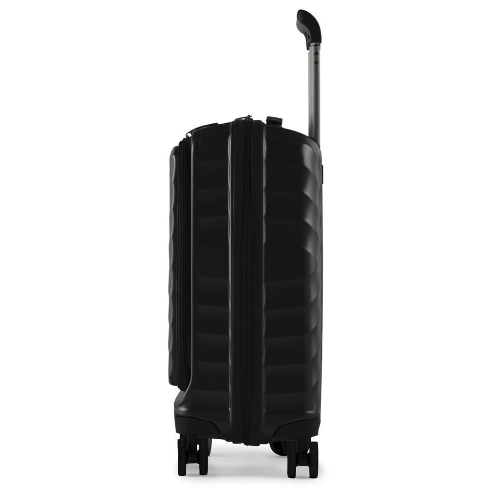 Mala de Viagem Pequena 10 Kg Policarbonato 4 Rodas Barcelona II Preta - 3