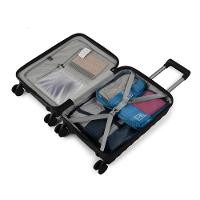 Mala de Viagem Pequena 10 Kg Policarbonato 4 Rodas Barcelona II Preta - 9