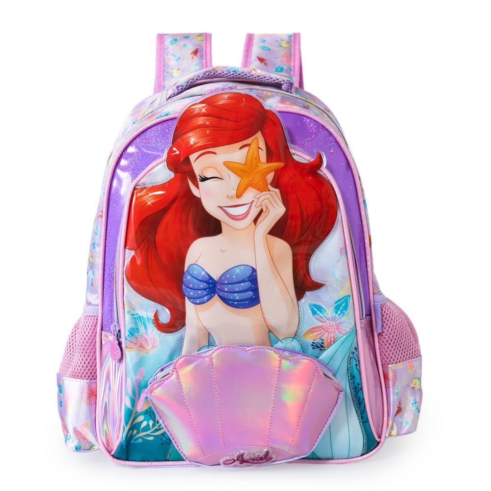Mochila Escolar Feminina Ariel Premium Rosa - 1