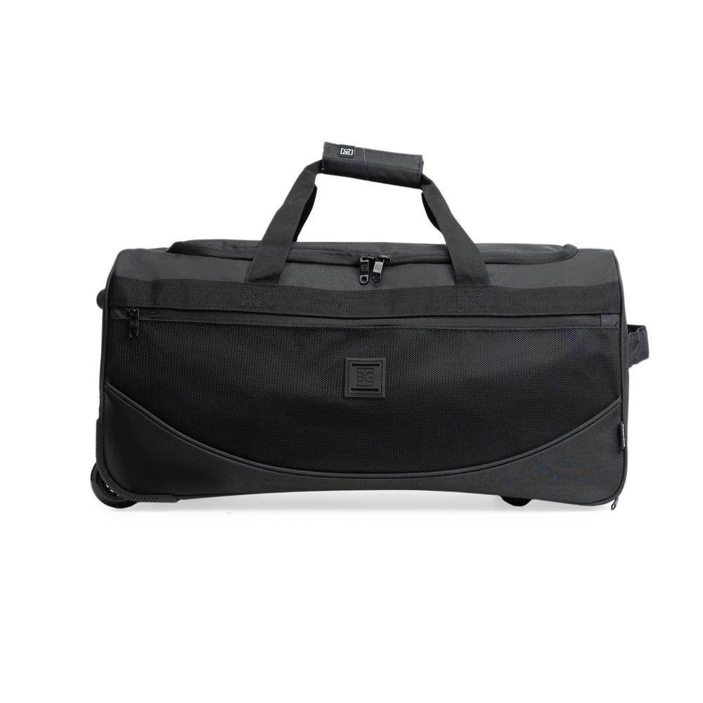 Bolsa de Viagem Masculina de Rodinhas Grande BG Mesh Preta - 1