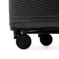 Mala de Viagem Pequena 10 Kg Polipropileno 4 Rodas Seul Preta - 8