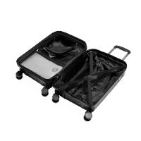 Mala de Viagem Pequena 10 Kg Polipropileno 4 Rodas Seul Preta - 9