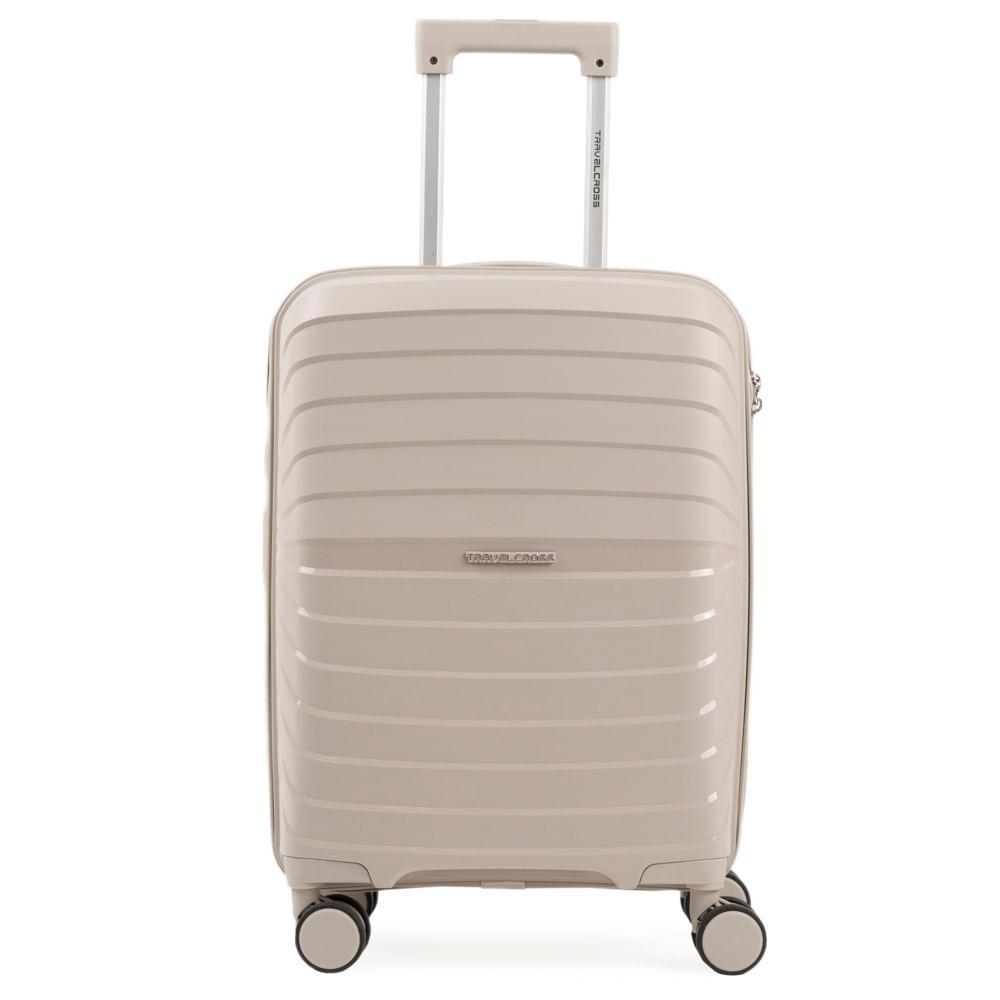 Mala de Viagem Pequena 10 Kg Polipropileno 4 Rodas Rover Off White - 1