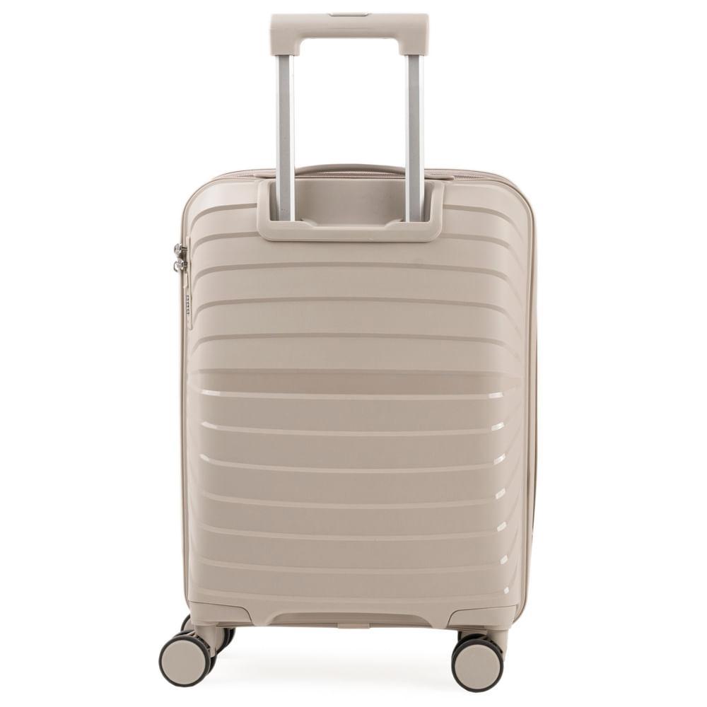 Mala de Viagem Pequena 10 Kg Polipropileno 4 Rodas Rover Off White - 4