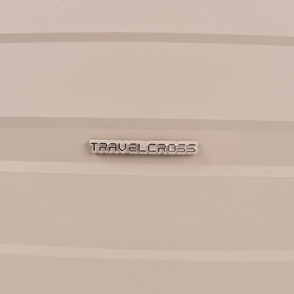 Mala de Viagem Pequena 10 Kg Polipropileno 4 Rodas Rover Off White - 7